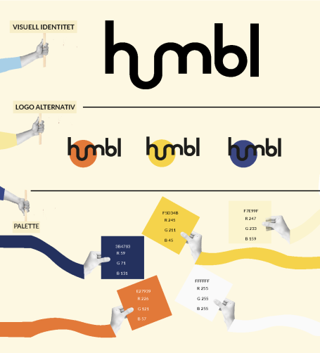 Humbl logo och färgförslag